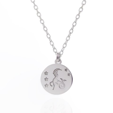Srebrny naszyjnik znak zodiaku zodiak Koziorożec srebro 925 LAPRII