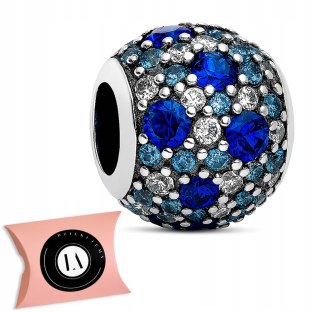Srebrny koralik charms beads zawieszka modułowa kulka srebro 925 LAPRII
