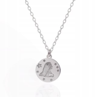 Srebrny naszyjnik znak zodiaku zodiak Panna srebro 925 LAPRII