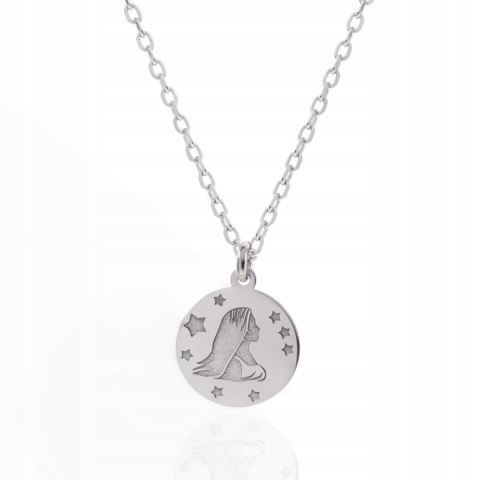Srebrny naszyjnik znak zodiaku zodiak Panna srebro 925 LAPRII