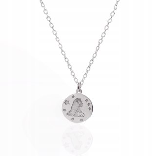 Srebrny naszyjnik znak zodiaku zodiak Panna srebro 925 LAPRII